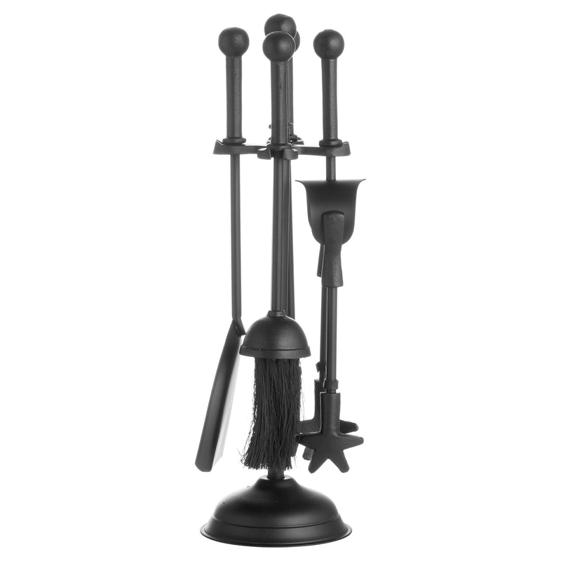 Black companion set from the other side