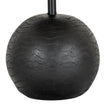Close-up of the textured matt black ball base