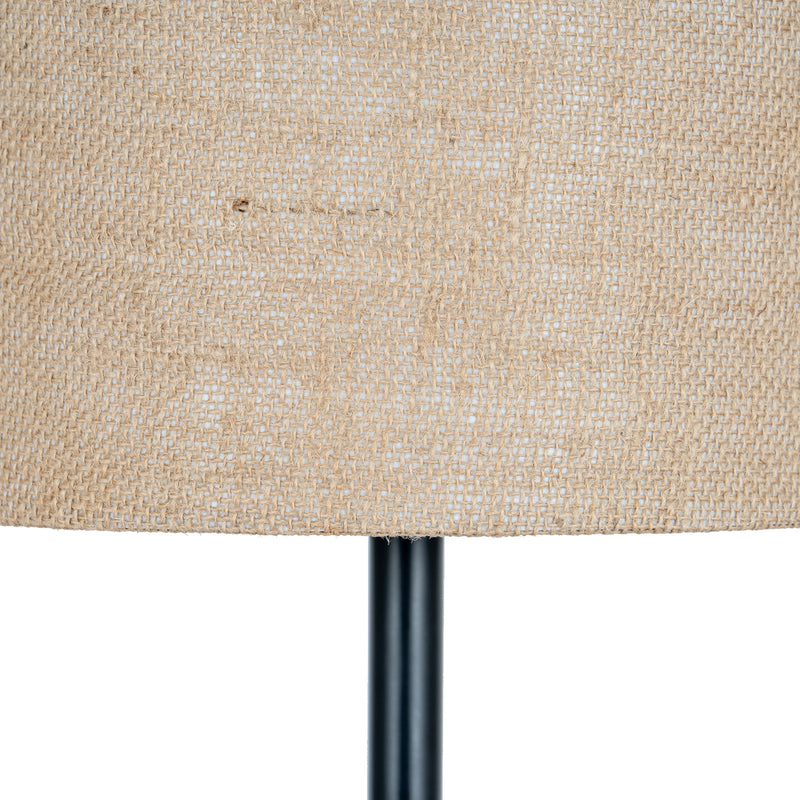 Natural hessian shade texture close-up