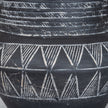 Close-up of the white etched zigzag pattern