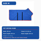 Quick-Dry Hooded Dog Bathrobe Towel