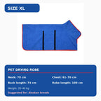 Quick-Dry Hooded Dog Bathrobe Towel
