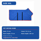 Quick-Dry Hooded Dog Bathrobe Towel
