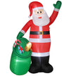 9ft Santa on a white background