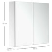 Stainless steel mirror cabinet – image 3