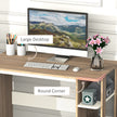 Writing desk with side shelf – image 5