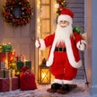 Close-up of Santa's face and beard