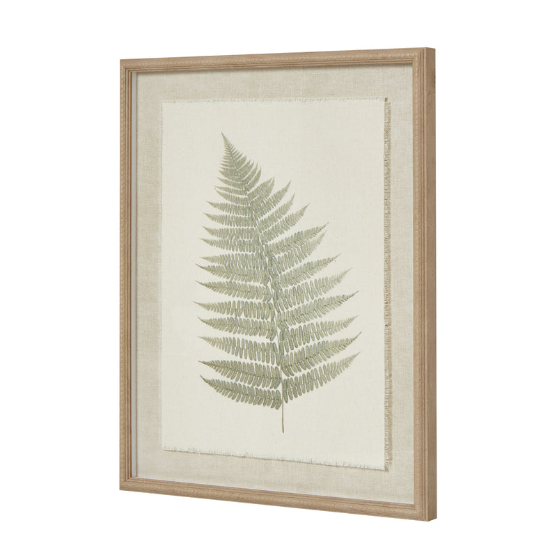 Bracken framed art from an angle