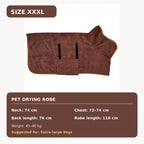 Quick-Dry Hooded Dog Bathrobe Towel