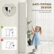 Narrow 170 cm bathroom cabinet – image 7