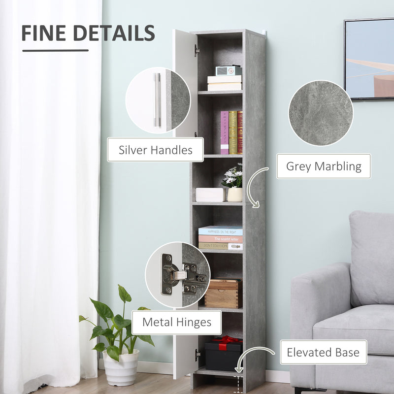 Slim tall bathroom cabinet – image 6