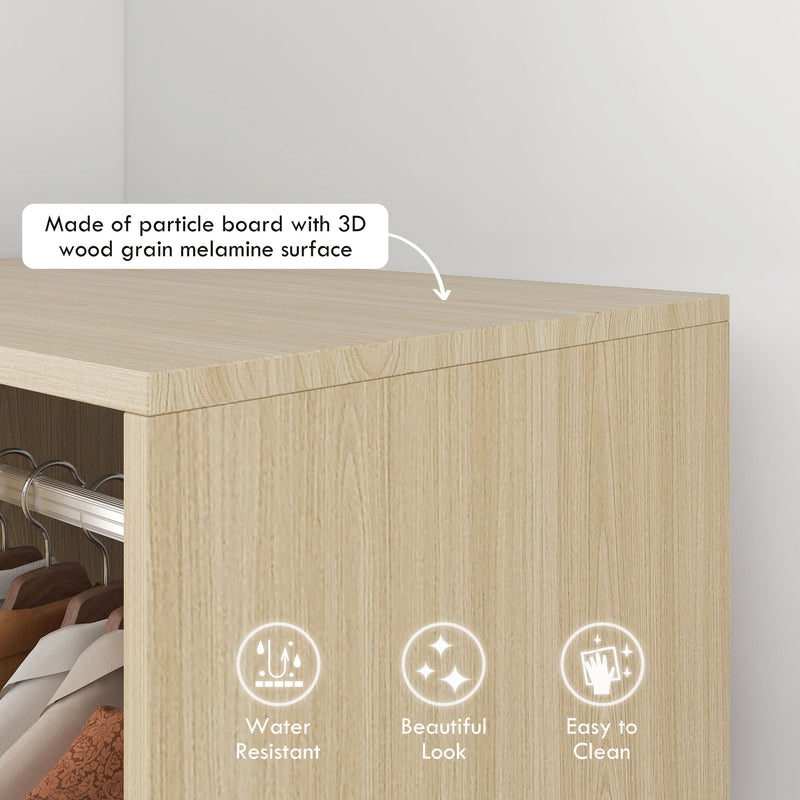 60 cm natural open wardrobe – image 4