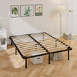 Double metal platform bed frame – image 2