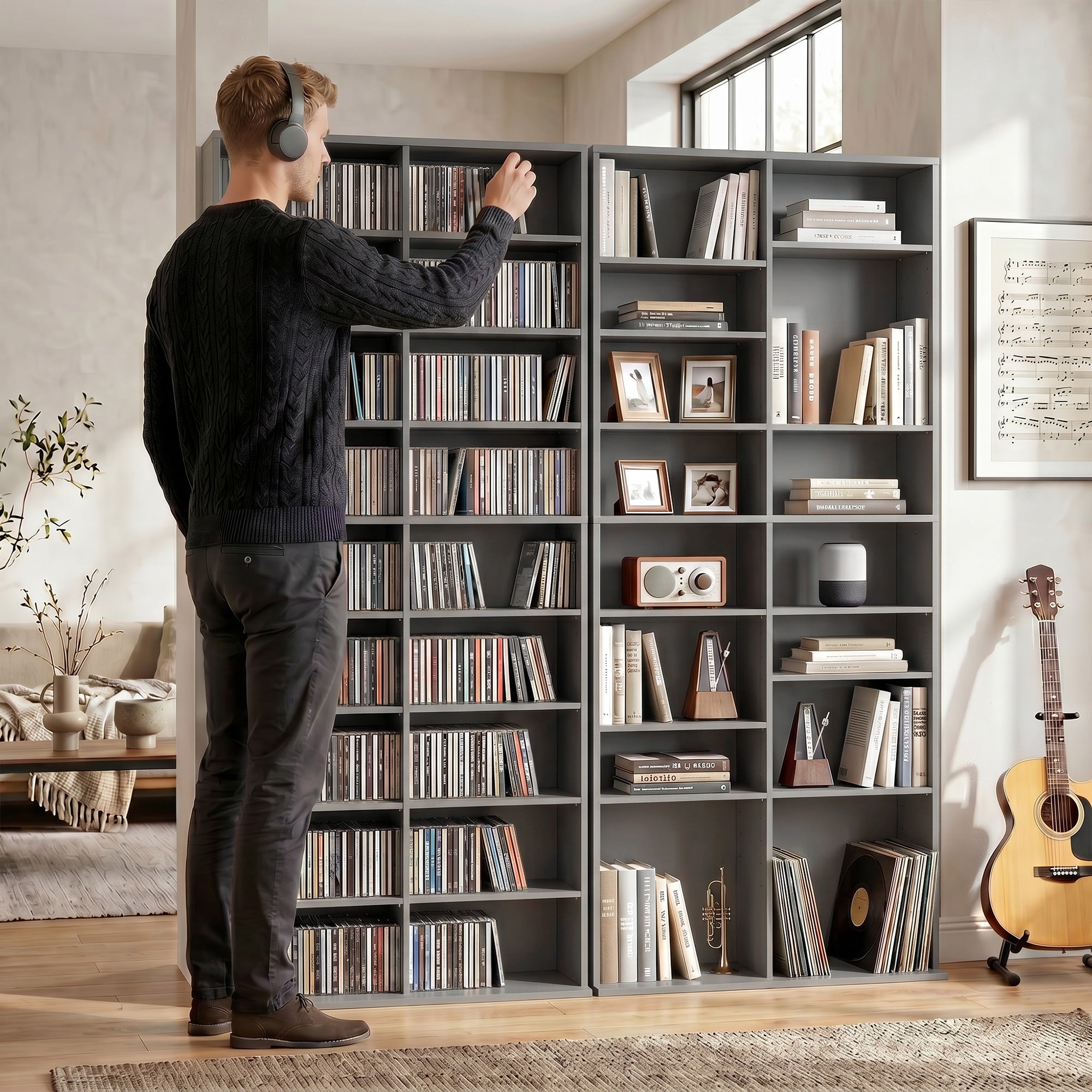 640 CD Storage Tower - Grey