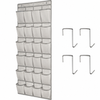 Over Door 24-Pocket Storage Organiser for Shoes, Accessories & Everyday Essentials