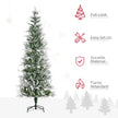 7ft snow-tipped pencil cypress tree – image 4