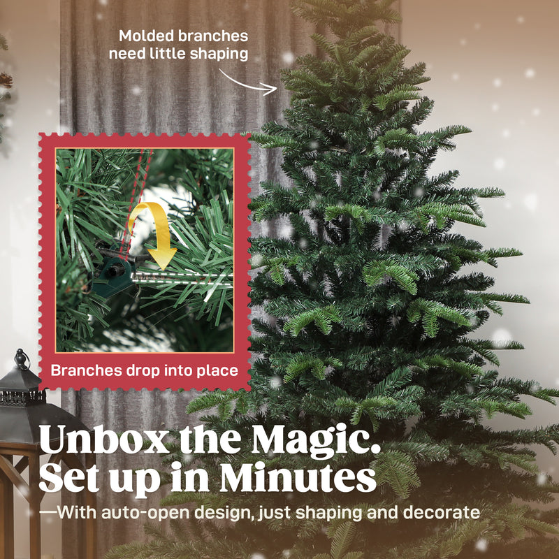 5ft wide artificial Christmas tree – image 6