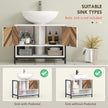 80 cm herringbone under sink cabinet – image 4