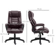 Brown massage office chair – image 3