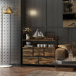 Rustic 5-drawer storage unit – image 9