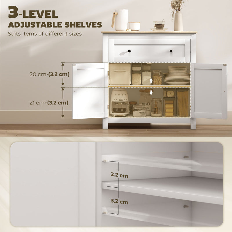 Sideboard with drawer and double doors – image 5