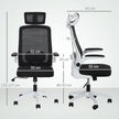 HOMCOM Multi-Adjust Office Chair - Black – view 3