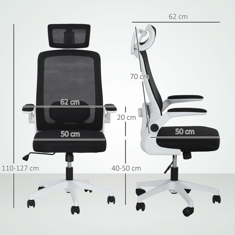 HOMCOM Multi-Adjust Office Chair - Black – view 3