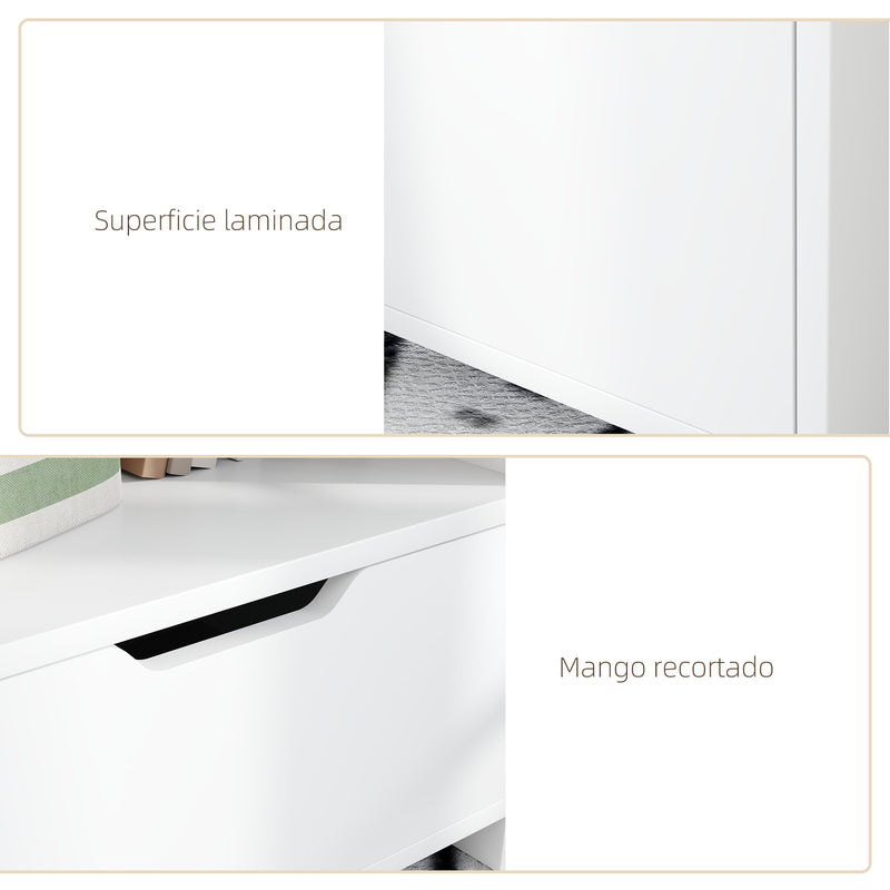 White bedside table – image 6