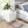 White & gold bedside table – image 7