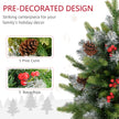 Set of 2 2ft pre-lit tabletop trees – image 5