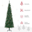 6.5ft pencil slim tree with pine cones – image 4