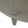 Leg and shelf underside close-up
