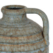 Close-up of the reactive glaze and handle