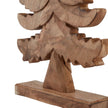 Wooden tree trunk and rectangular base