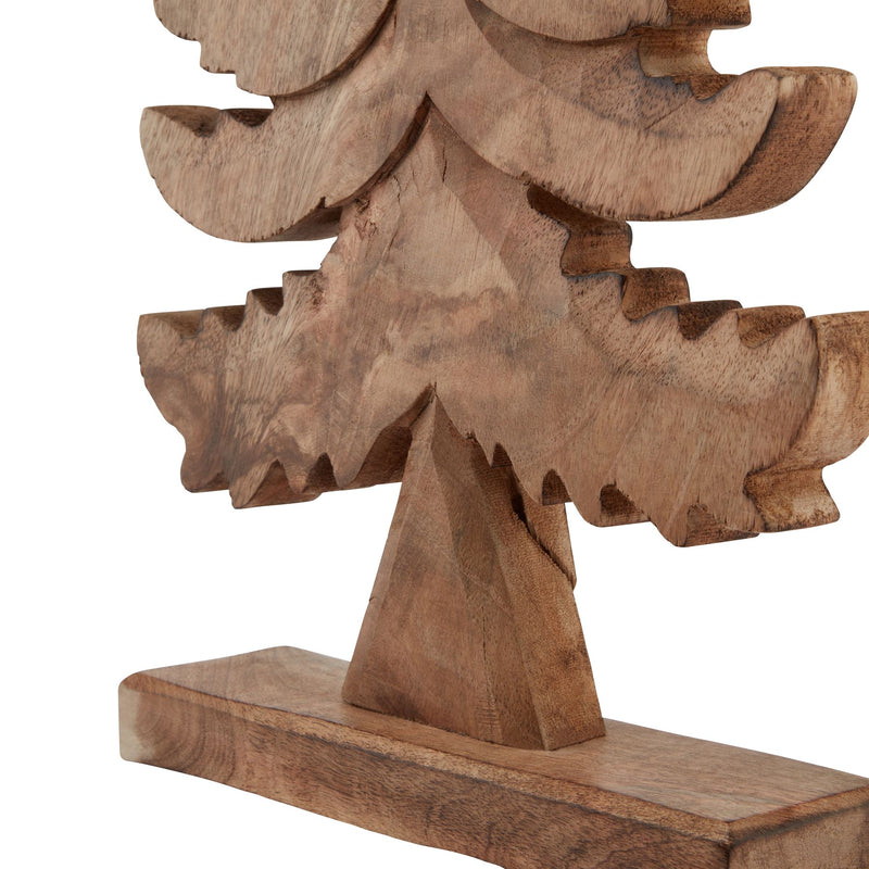 Wooden tree trunk and rectangular base