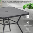 Marble-effect bistro table – image 4