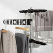 4-tier clothes airer, black – image 9