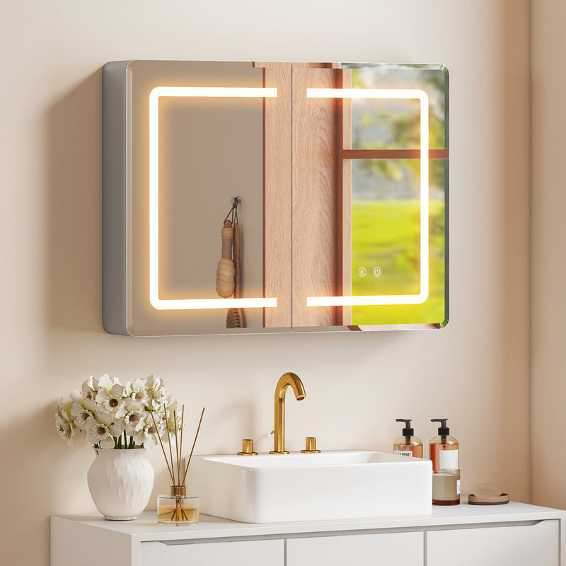 LED mirror bathroom cabinet – image 10