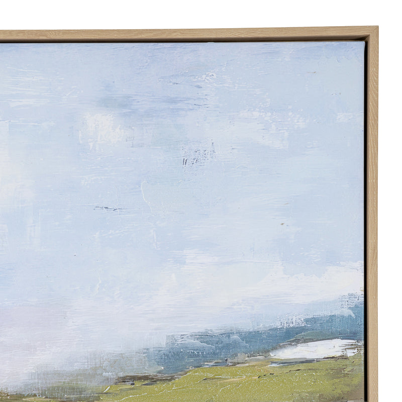 Cliffside View Hand-Painted Framed Canvas – 80 × 120cm, additional product view 3
