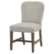 Cobham grey dining chair, front three-quarter view