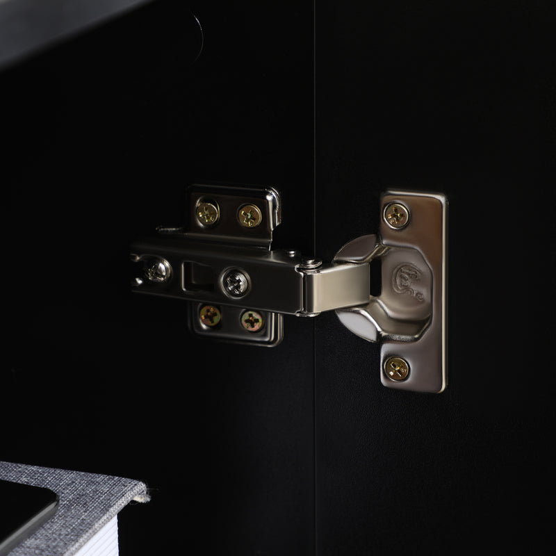 Black gloss storage cabinet – image 9