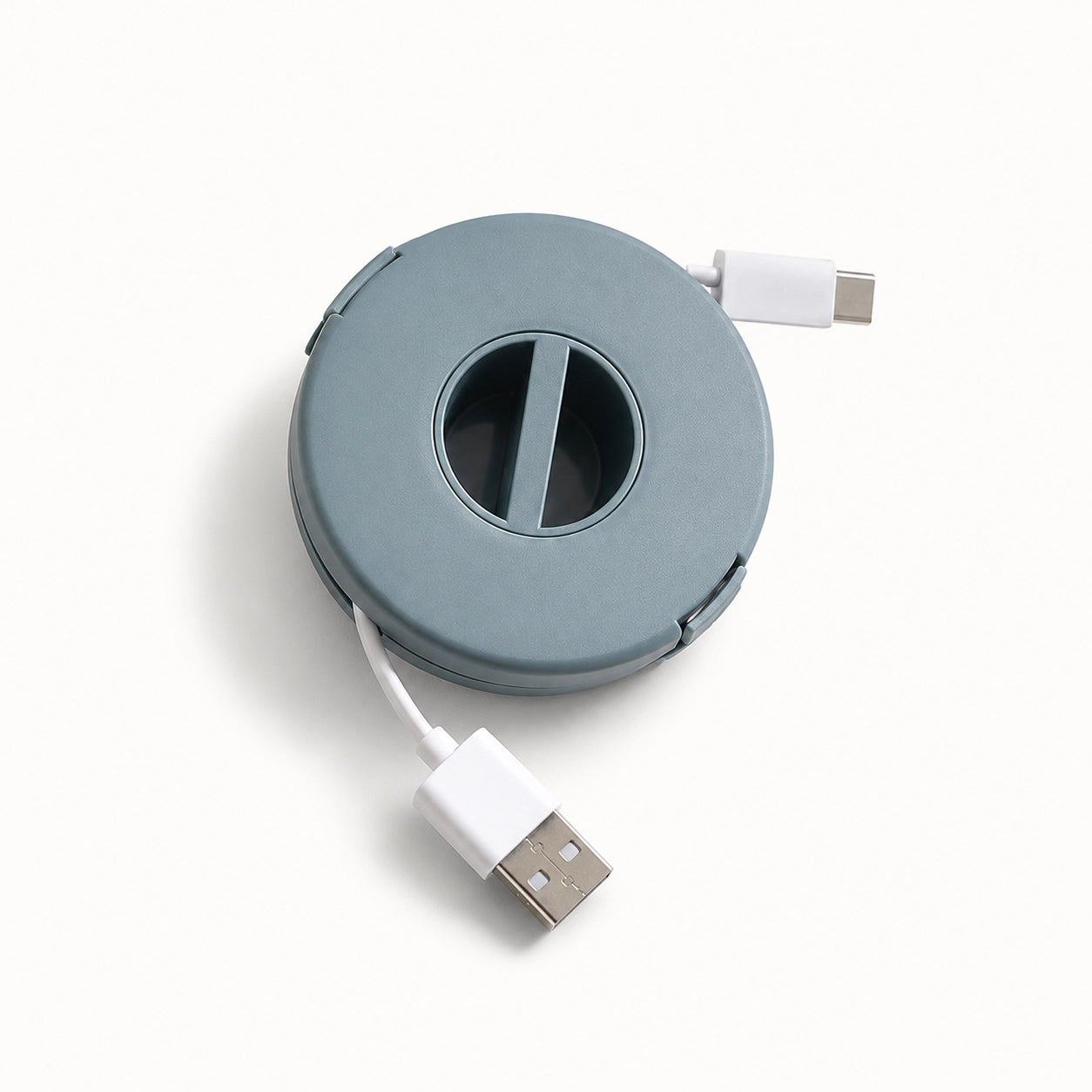 Portable Cable Storage Box for Travel and Office Use