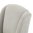 Close-up of the curved wingback