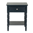 Contour side table from a second angle