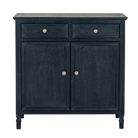 Contour black sideboard from the front
