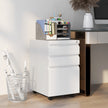Under-desk 3-drawer steel file cabinet – image 2