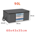 Large Capacity Clothing Storage Bags with Transparent Window