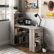 Computer desk with bookshelves – image 7