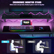 L-shaped LED gaming desk – image 6