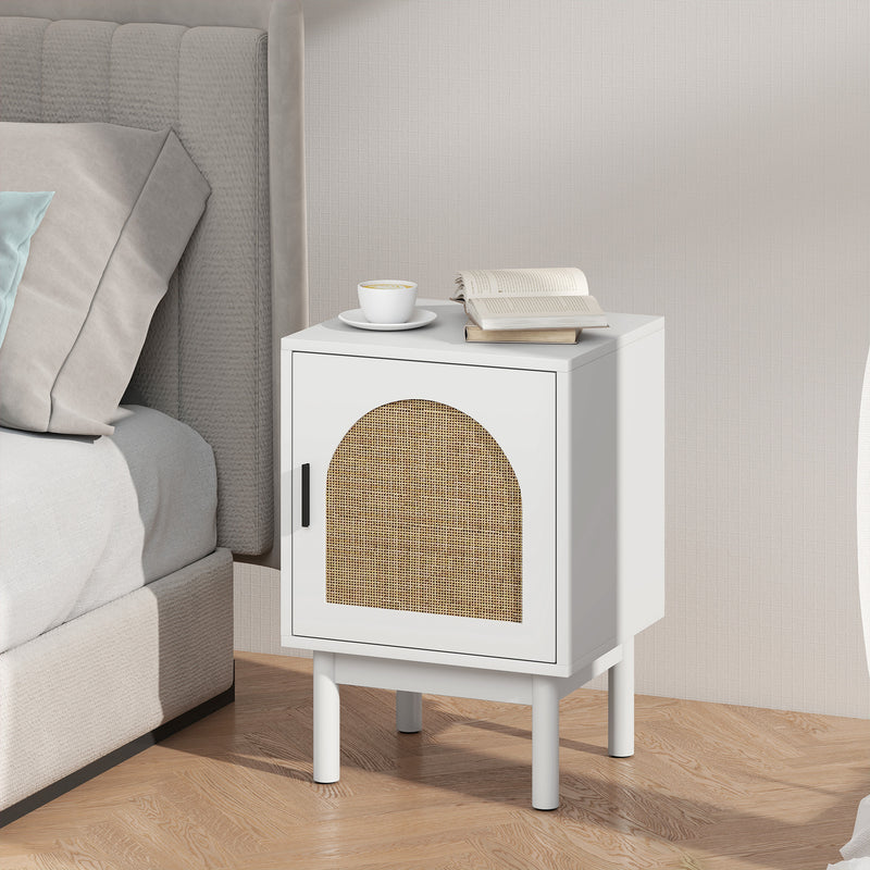 Boho rattan bedside cabinet – image 8